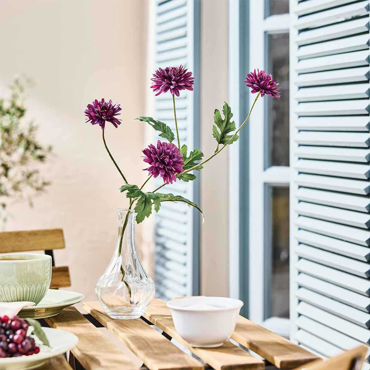 گل مصنوعی داوودی ایکیا مدل 90608065-IKEA SMYCKA